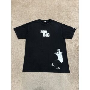 Vintage 2000s DC Shoes Rob and Big TV Promo T-Shirt Size Large Black
